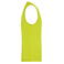 Camiseta deportiva sin mangas hombre JN738. Color acid/yellow.