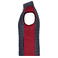 Chaleco híbrido mujer JN739. Color red/melange/anthracite/melange.