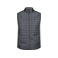 Chaleco acolchado híbrido hombre JN740. Color grey/melange/anthracite/melang.