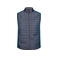 Chaleco acolchado híbrido hombre JN740. Color royal/melange/anthracite/melan.