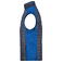 Chaleco acolchado híbrido hombre JN740. Color royal/melange/anthracite/melan.