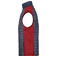 Chaleco acolchado híbrido hombre JN740. Color red/melange/anthracite/melange.