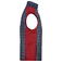 Chaleco acolchado híbrido hombre JN740. Color red/melange/anthracite/melange.