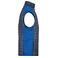 Chaleco acolchado híbrido hombre JN740. Color royal/melange/anthracite/melan.