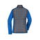 Chaqueta híbrida mujer JN741. Color royal/melange/anthracite/melan.