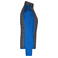 Chaqueta híbrida mujer JN741. Color royal/melange/anthracite/melan.