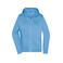 Sudadera con capucha y cremallera mujer JN755. Color sky/blue.