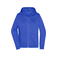 Sudadera con capucha y cremallera mujer JN755. Color royal.