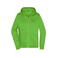 Sudadera con capucha y cremallera mujer JN755. Color lime/green.