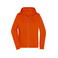 Sudadera con capucha y cremallera mujer JN755. Color orange.