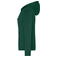 Sudadera con capucha y cremallera mujer JN755. Color dark/green.