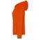Sudadera con capucha y cremallera mujer JN755. Color orange.