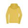 Sudadera con capucha y cremallera mujer JN755. Color yellow.