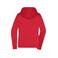 Sudadera con capucha y cremallera mujer JN755. Color red.