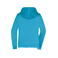 Sudadera con capucha y cremallera mujer JN755. Color turquoise.