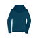 Sudadera con capucha y cremallera mujer JN755. Color petrol.