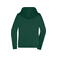 Sudadera con capucha y cremallera mujer JN755. Color dark/green.