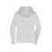 Sudadera con capucha y cremallera mujer JN755. Color ash.