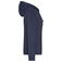 Sudadera con capucha y cremallera mujer JN755. Color navy.