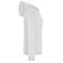 Sudadera con capucha y cremallera mujer JN755. Color white.