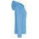 Sudadera con capucha y cremallera mujer JN755. Color sky/blue.