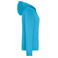 Sudadera con capucha y cremallera mujer JN755. Color turquoise.