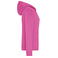 Sudadera con capucha y cremallera mujer JN755. Color pink.