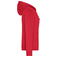 Sudadera con capucha y cremallera mujer JN755. Color red.