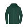 Sudadera con capucha y cremallera hombre JN756. Color dark/green.