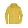 Sudadera con capucha y cremallera hombre JN756. Color yellow.