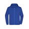 Sudadera con capucha y cremallera hombre JN756. Color dark royal.