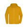 Sudadera con capucha y cremallera hombre JN756. Color gold/yellow.
