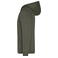 Sudadera con capucha y cremallera hombre JN756. Color dark/grey.