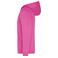 Sudadera con capucha y cremallera hombre JN756. Color pink.