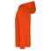 Sudadera con capucha y cremallera hombre JN756. Color orange.