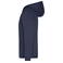 Sudadera con capucha y cremallera hombre JN756. Color navy.