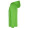 Sudadera con capucha y cremallera hombre JN756. Color lime/green.