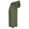 Sudadera con capucha y cremallera hombre JN756. Color olive.