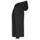 Sudadera con capucha y cremallera hombre JN756. Color black.