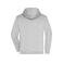 Sudadera con capucha y cremallera hombre JN756. Color grey/heather.