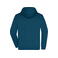 Sudadera con capucha y cremallera hombre JN756. Color petrol.