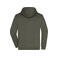 Sudadera con capucha y cremallera hombre JN756. Color dark/grey.