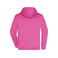 Sudadera con capucha y cremallera hombre JN756. Color pink.