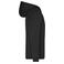 Sudadera con capucha y cremallera hombre JN756. Color black.