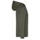 Sudadera con capucha y cremallera hombre JN756. Color dark/grey.