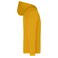 Sudadera con capucha y cremallera hombre JN756. Color gold/yellow.