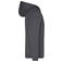 Sudadera con capucha y cremallera hombre JN756. Color graphite.