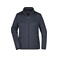 Chaqueta polar mujer JN761. Color dark/grey/melange/silver.