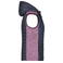 Chaleco acolchado con capucha mujer JN767. Color pink/melange/anthracite/melang.