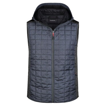 Chaleco acolchado con capucha hombre JN768